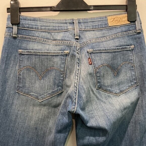 Levi’s San Francisco Bold Curve Straight Leg Blue Jean 28​​ - Picture 10 of 11